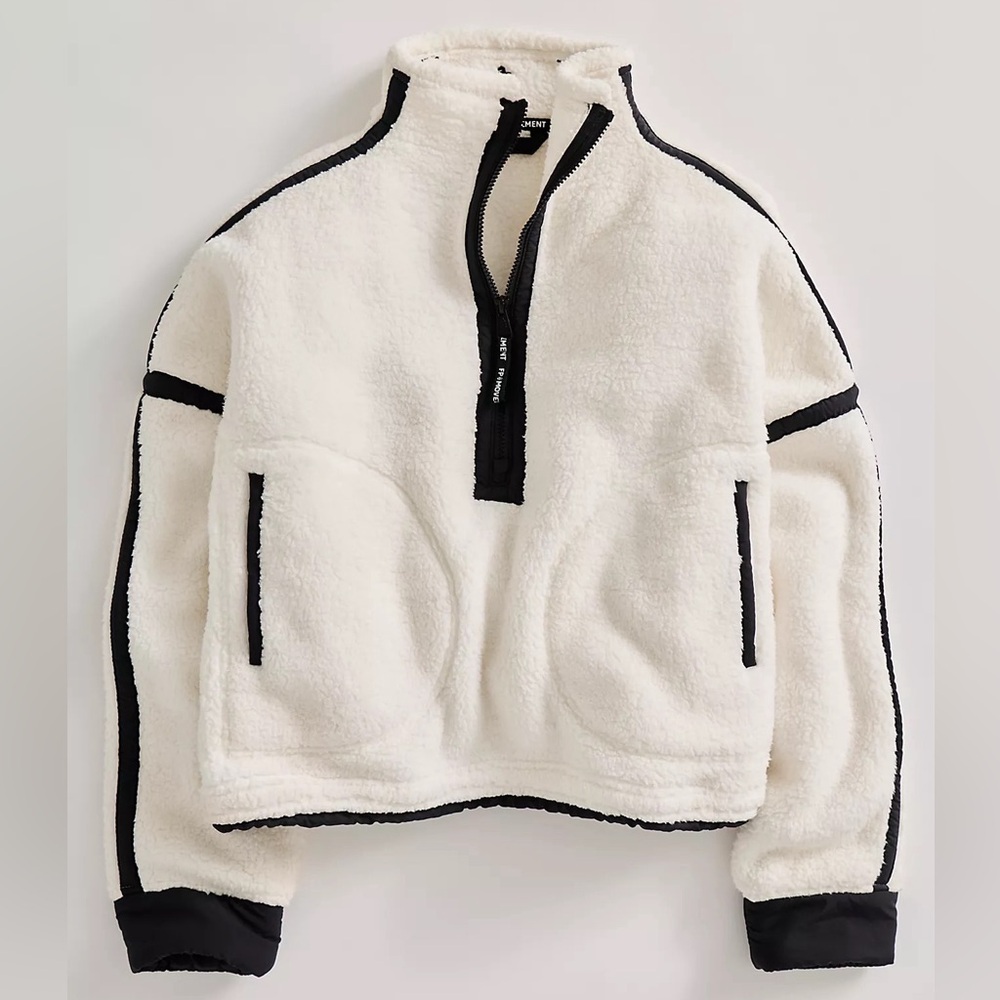 FP Movement by Free People NWOT Mountain High Half-Zip Fleece